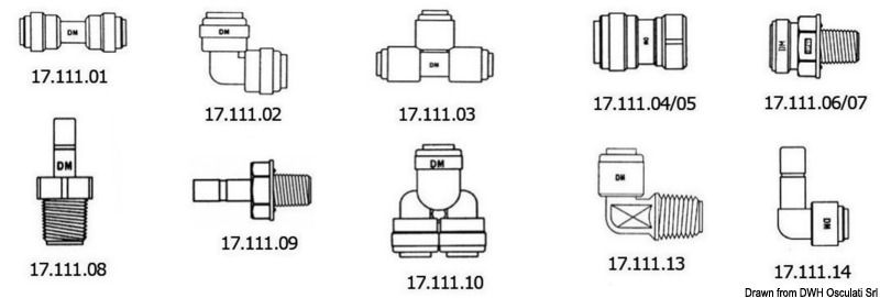 Raccord femelle/femelle de 3/8"