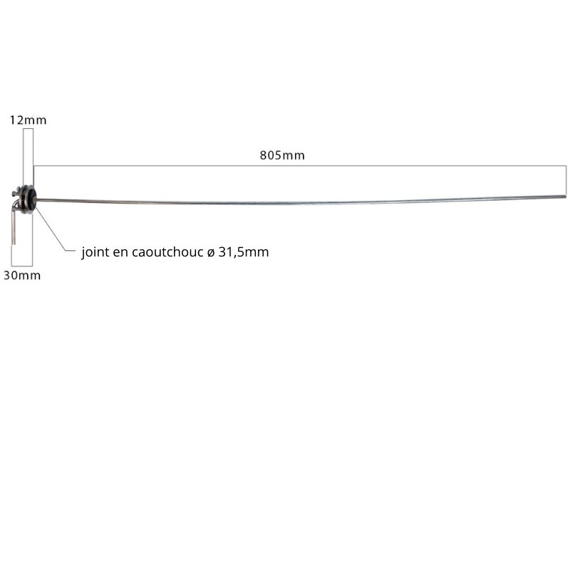 Plongeur à carburant 83,5 cm