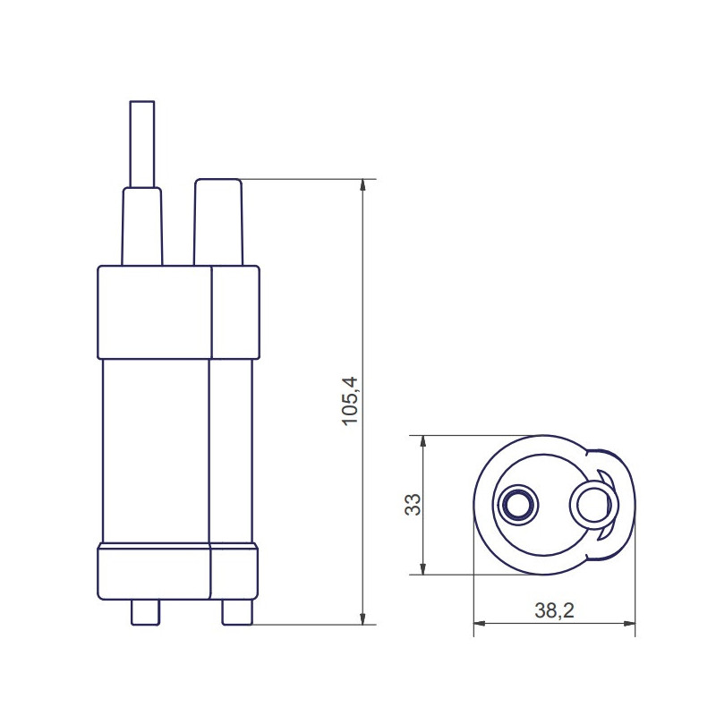 Pompe externe 12V - 0,5 bar