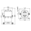Vase d'expansion en ABS