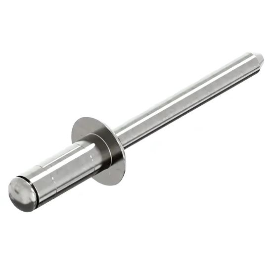 Rivet aveugle à tête plate, acier inoxydable A2 4,8X15,1MM 