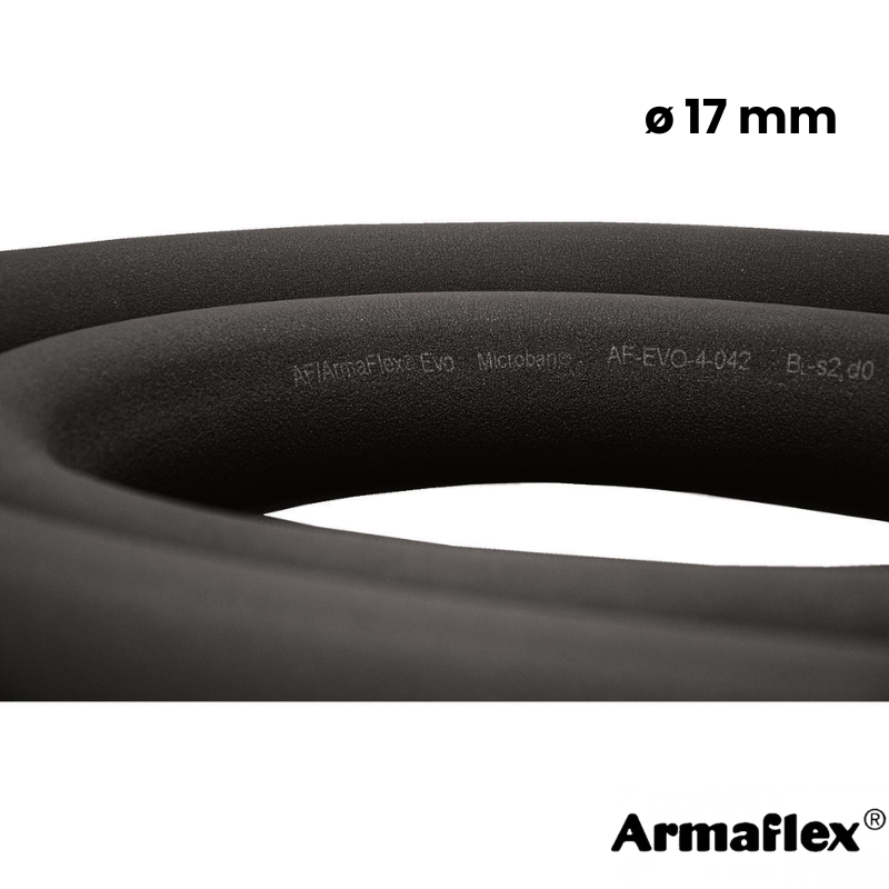 2m d'isolant de gaine Armaflex 17 mm d'épaisseur