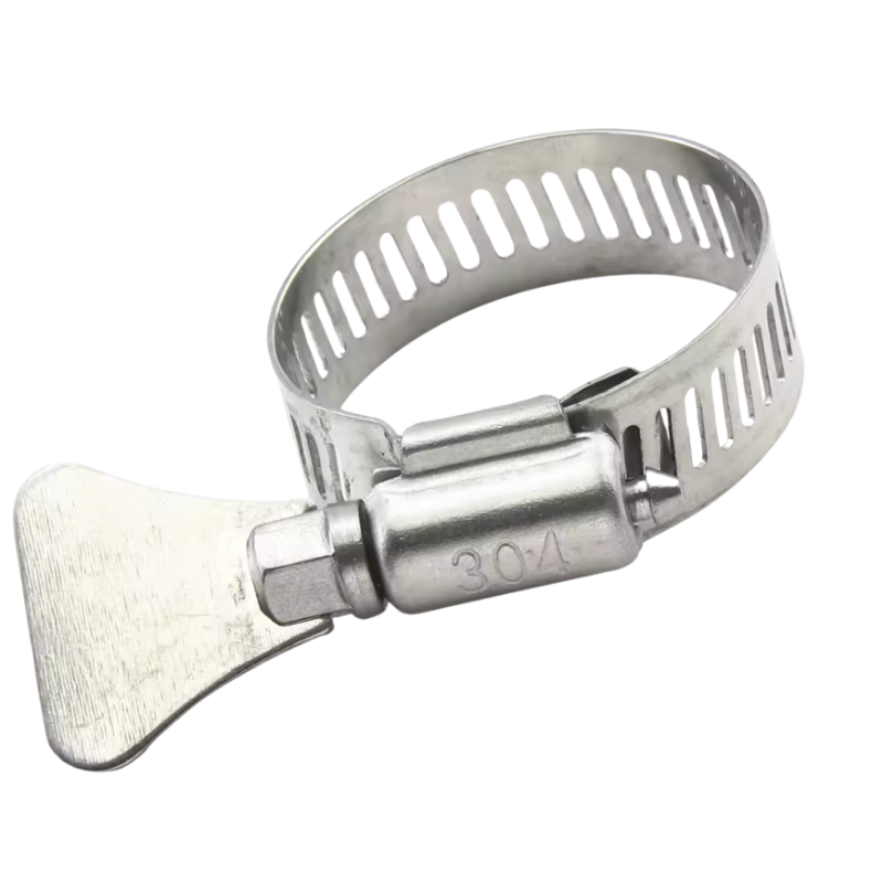 Collier ø 13-19 mm à engrenage à vis sans fin