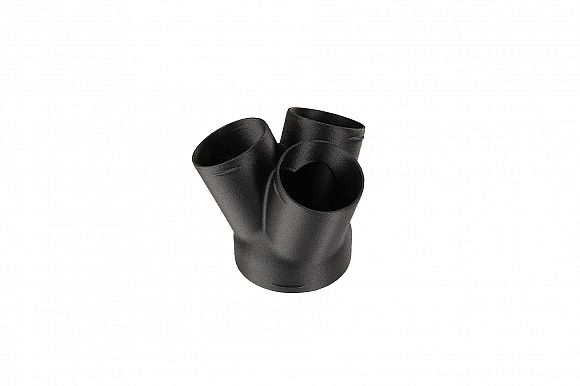 Adaptateur en W pour conduit d'air Ø 90 - 3x 60 mm