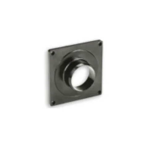 Manchon à air Ø60 mm avec demi-plaque 90 x 90 mm avec perçage