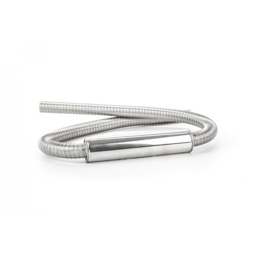 Silencieux d'échappement avec tuyau ⌀ 38 mm DE044