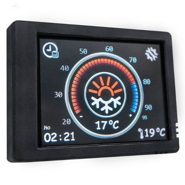 Panneau de contrôle AUTOTERM Touch Control - Écran tactile 2,8” 