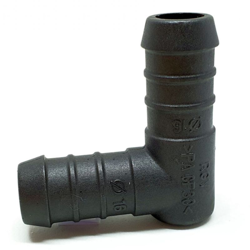 Connecteur coudé de tuyau de liquide de refroidissement ⌀ 16 mm FR031