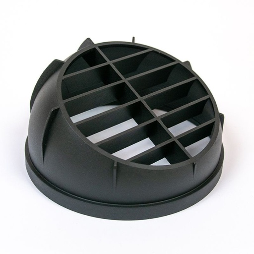 Grille d’air semi-circulaire Ø 75-90 mm
