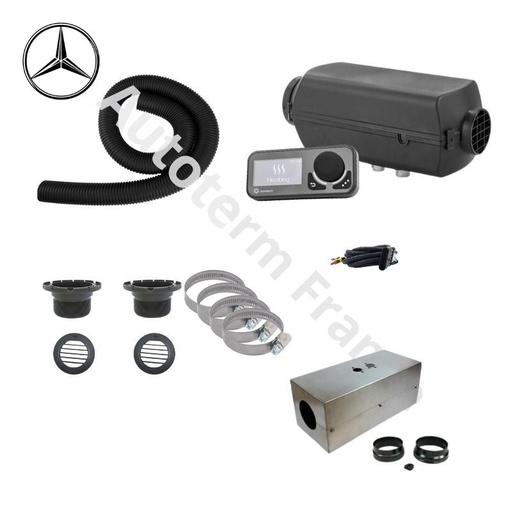 Kit chauffage Mercedes Sprinter L1H1/L2H2 - montage extérieur - 12/24V