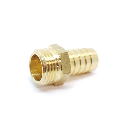 [AT0064] Adaptateur de tuyau en laiton 1/2'' Ø 18 mm