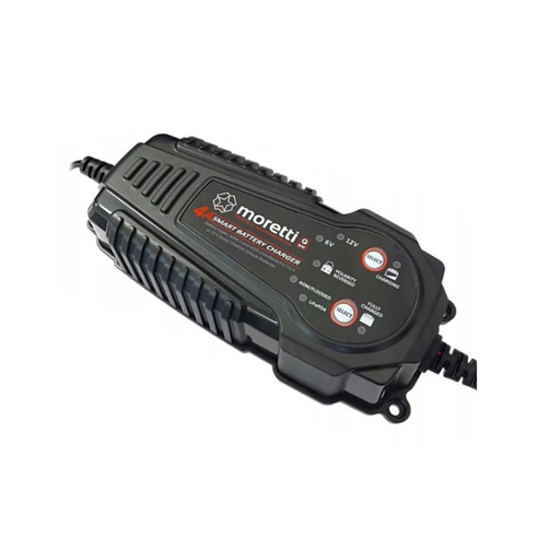 [P77248] Chargeur pour batterie 6V/12V 4A - Moretti
