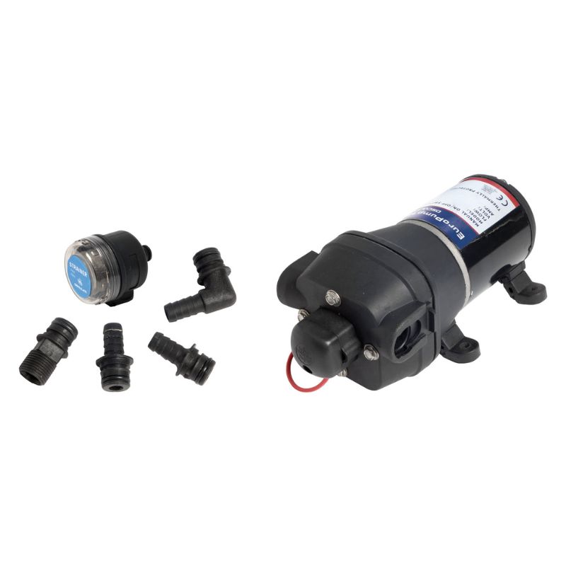 Pompe à eau 12,5 l/min 4 soupapes, 2.45 bar 12 V ou 24V